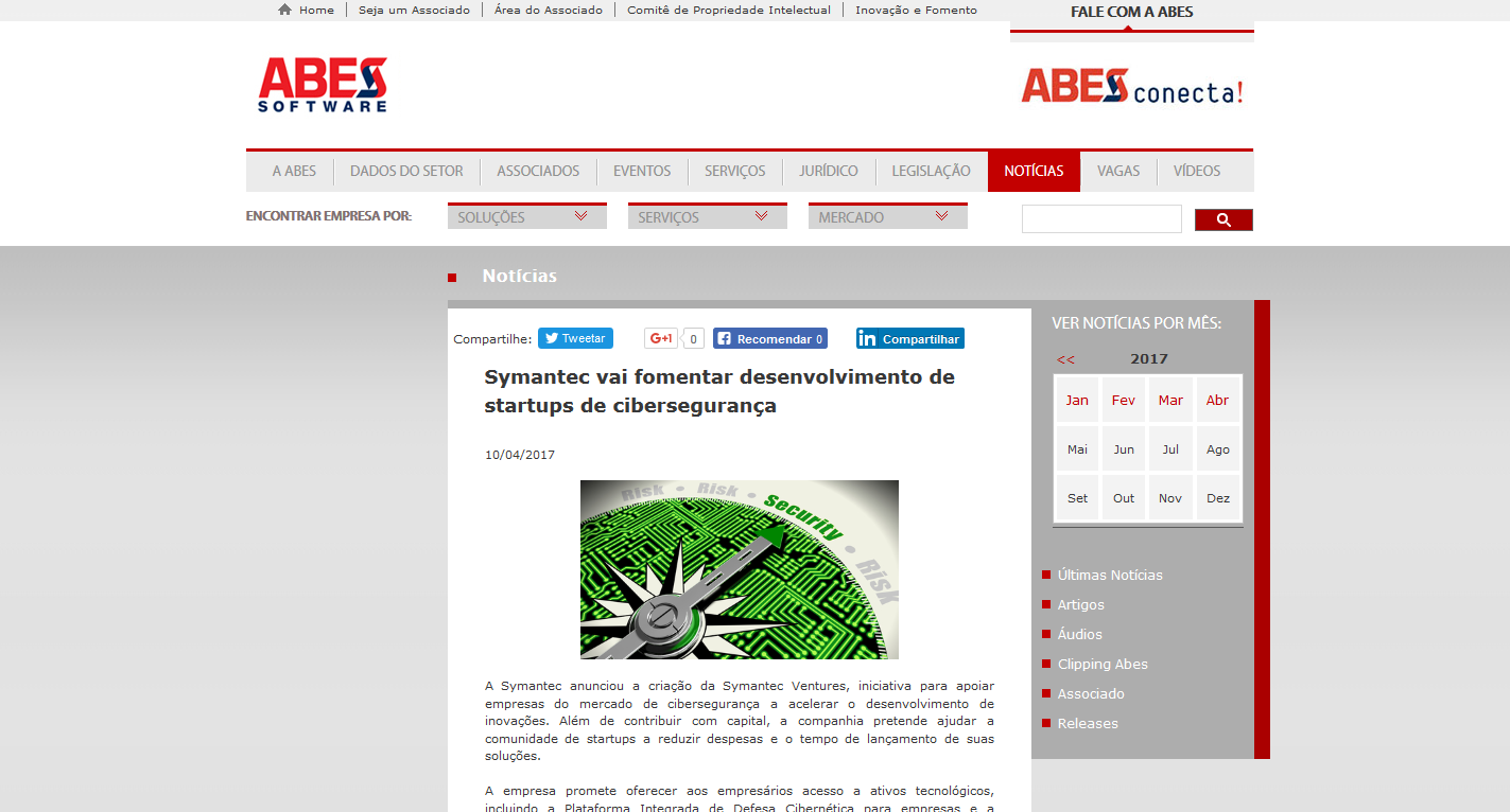 Symantec vai apoiar empresas de segurança cibernética Symantec vai apoiar empresas de segurança cibernética