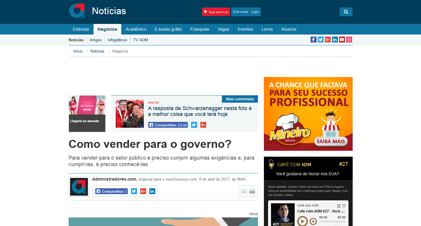 Como preparar a sua empresa para vender para o governo? Como preparar a sua empresa para vender para o governo?