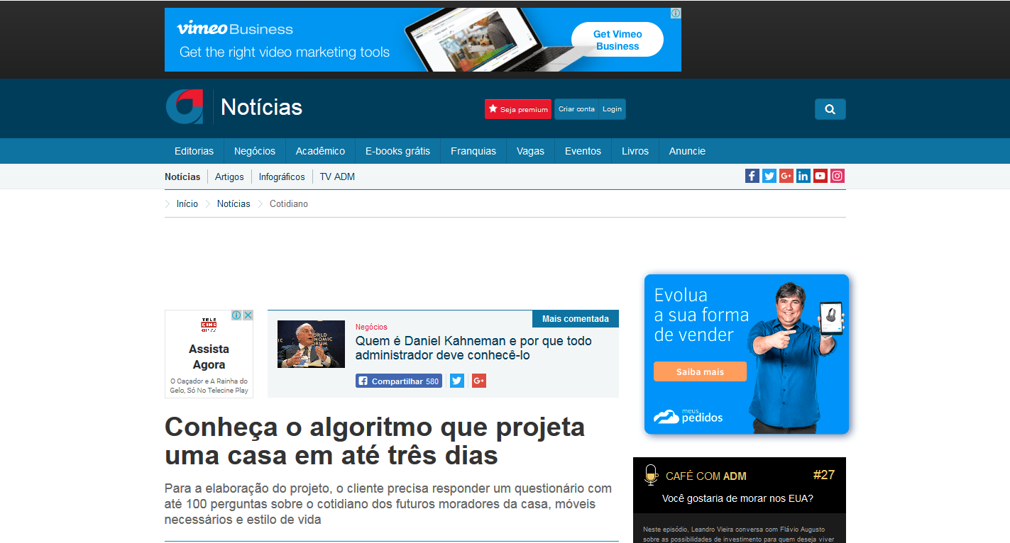 Startup apresenta algoritmo que projeta casa em até três dias Startup apresenta algoritmo que projeta casa em até três dias