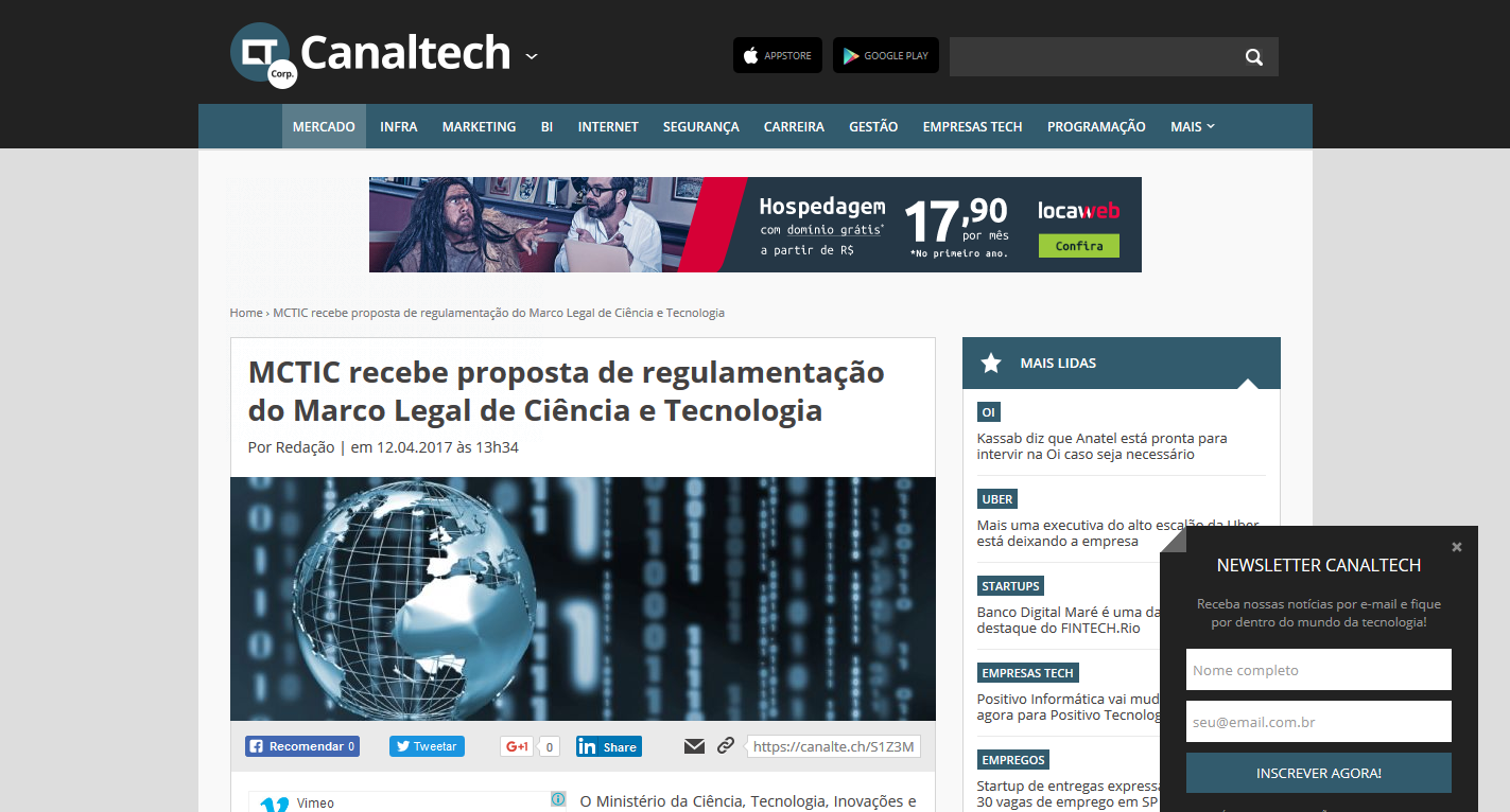 Proposta de regulamentação do Marco Legal de Ciência Proposta de regulamentação do Marco Legal de Ciência