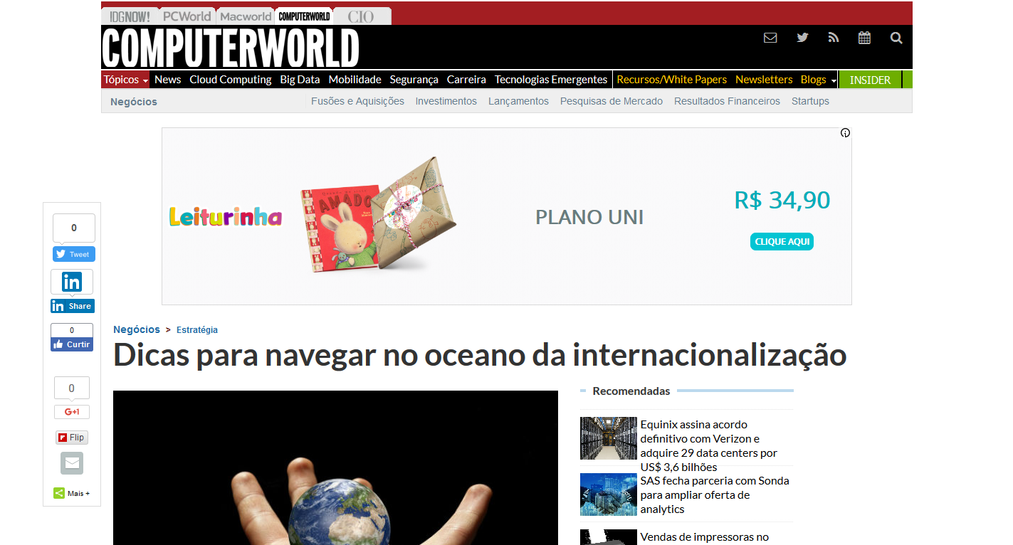 internacionalização internacionalização