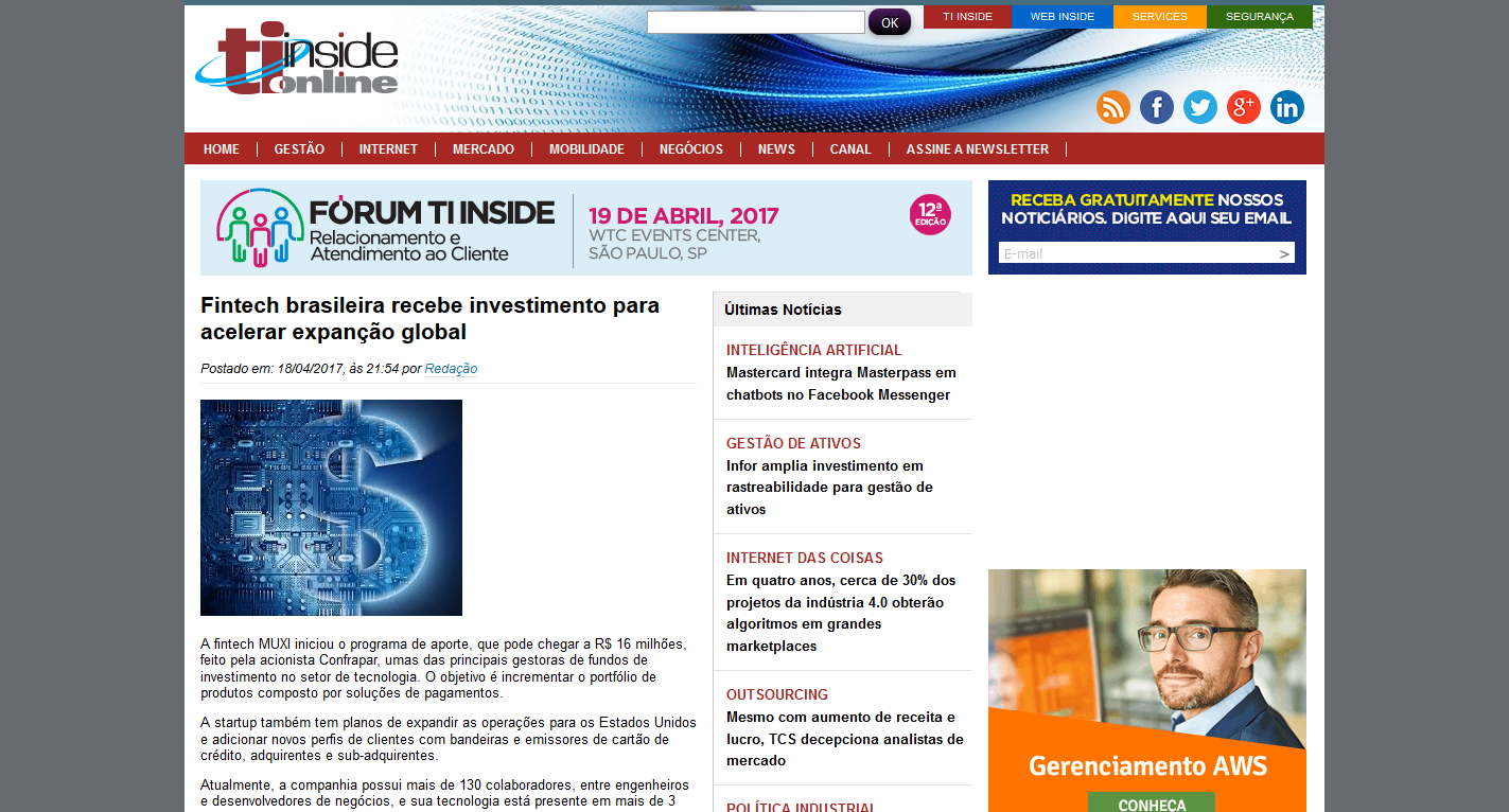 Fintech, investimento Fintech, investimento