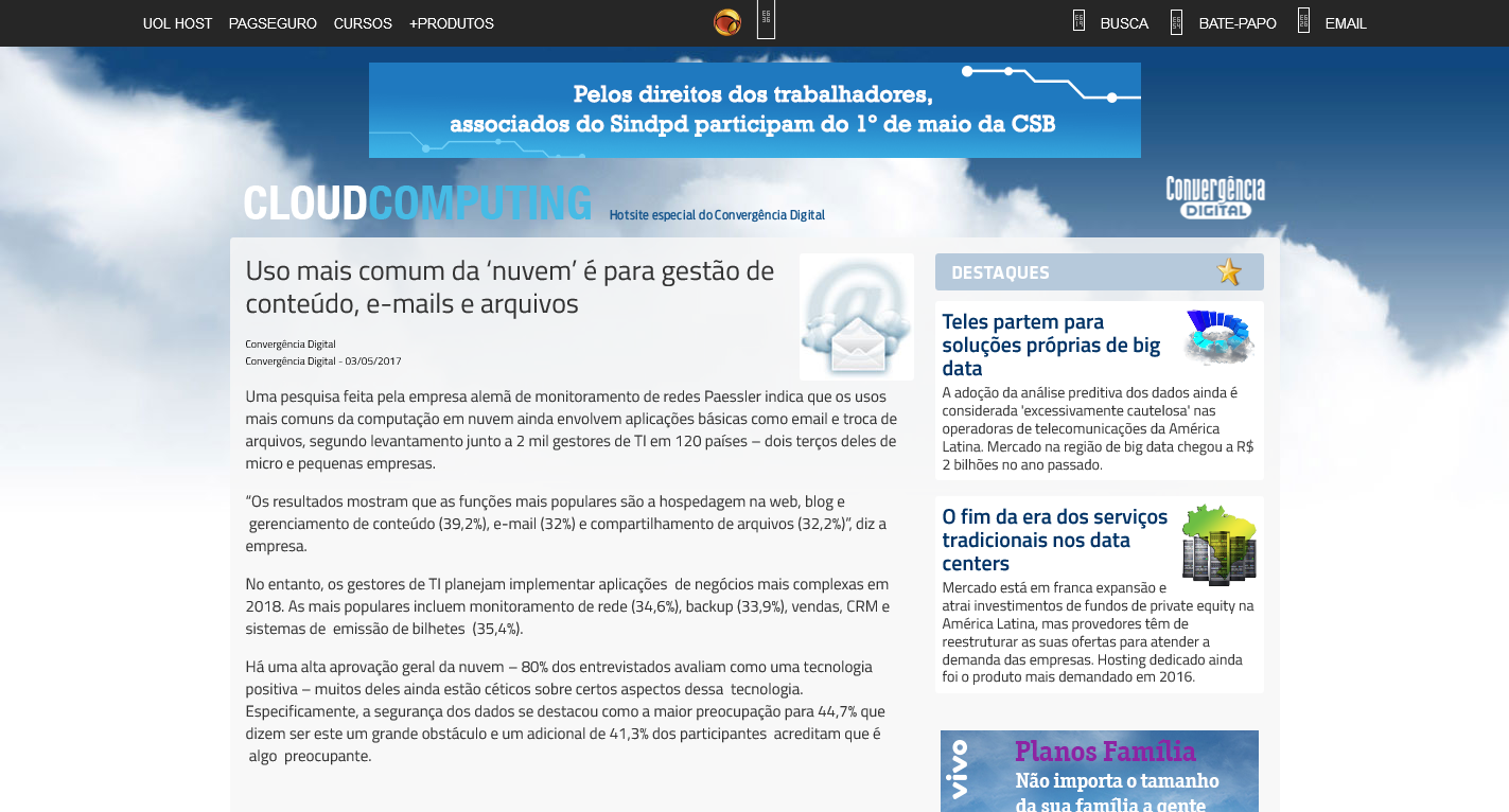 Computação em nuvem Computação em nuvem