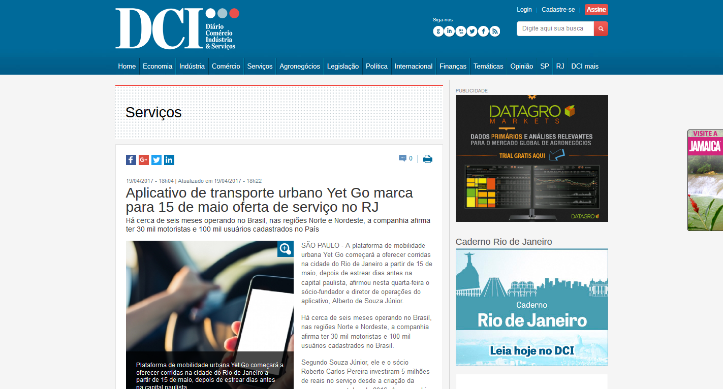 Transporte do futuro, Yet Go Transporte do futuro, Yet Go