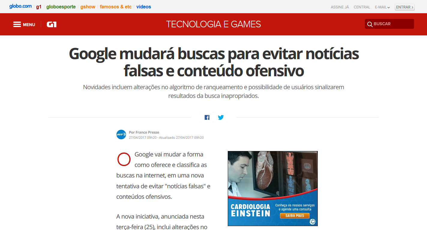 Algoritmo do Google Algoritmo do Google