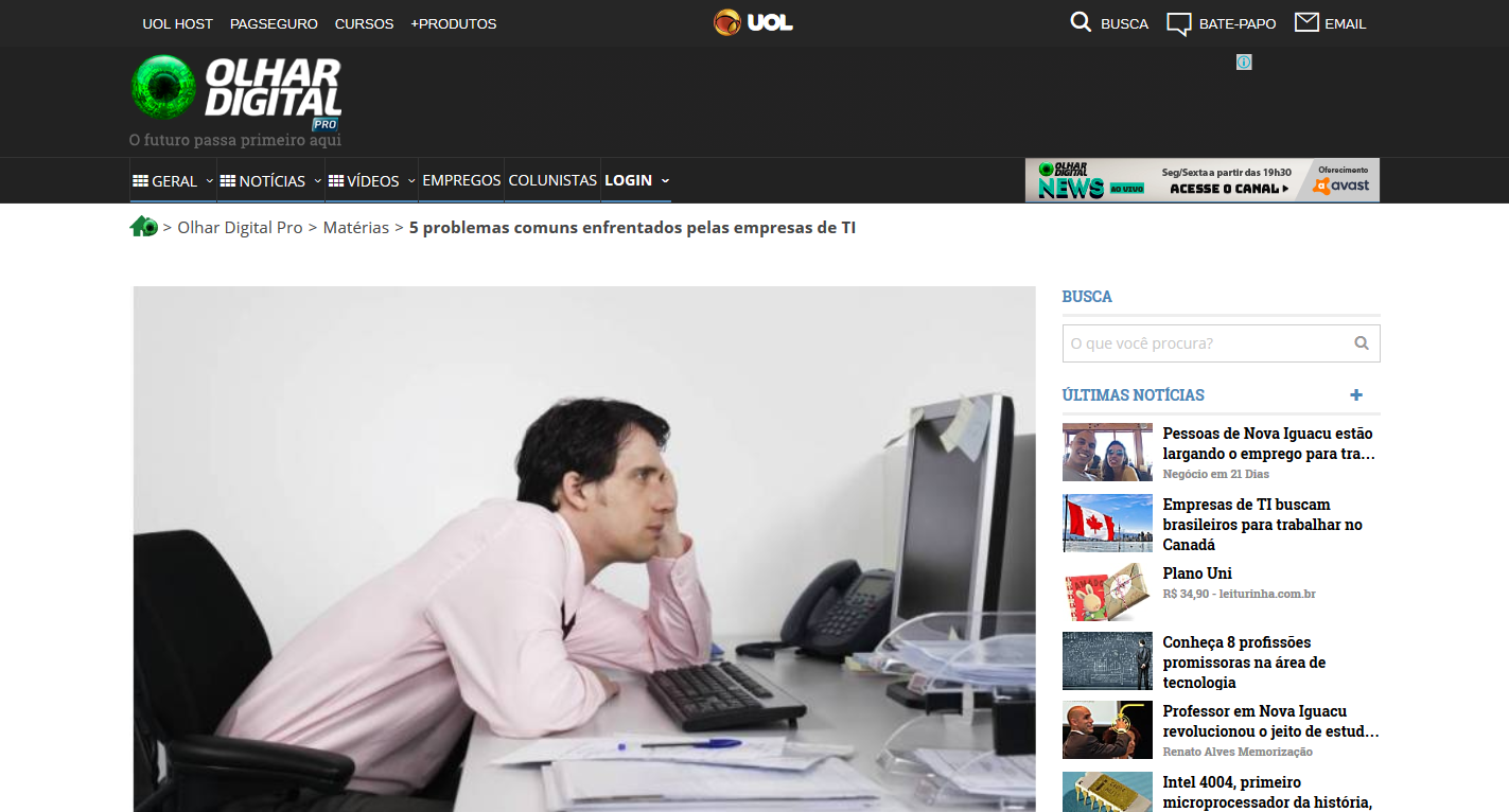 problemas empresas de TI problemas empresas de TI