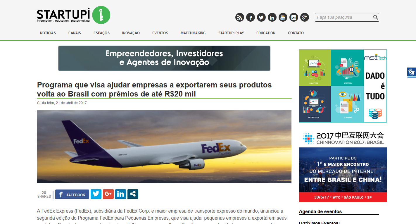 Exportação, FedEx Exportação, FedEx