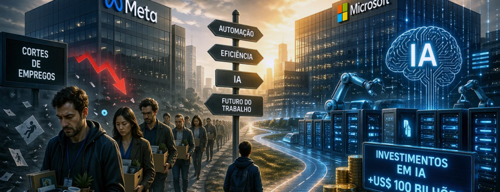 big techs aceleram cortes e apostam bilhões em ia
