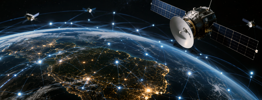 conexão via satélite pode ampliar digitalização e abrir novos mercados no interior do brasil