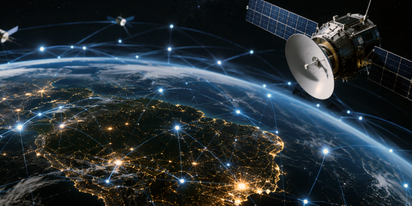 conexão via satélite pode ampliar digitalização e abrir novos mercados no interior do brasil